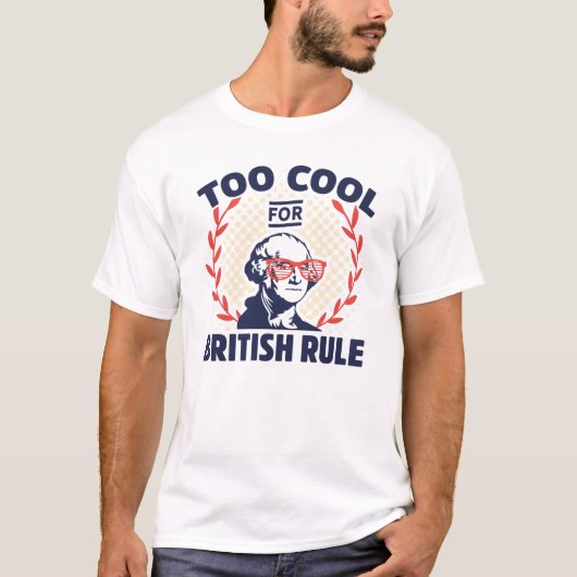 Te cool voor Britse regel T-shirt (Voorkant)