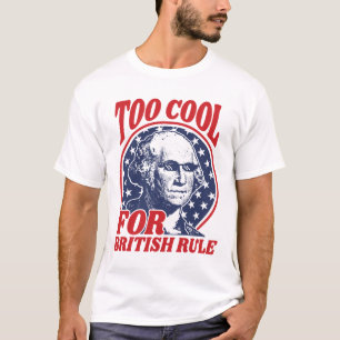 Te cool voor Britse regel T-shirt