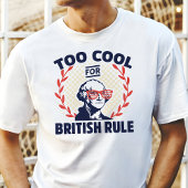 Te cool voor Britse regel T-shirt