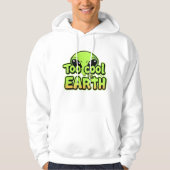 Te cool voor de aarde - Alien Hoodie (Voorkant)