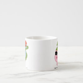 Te cool voor de barnypig citaat-  reuzen koffiemok espresso kop