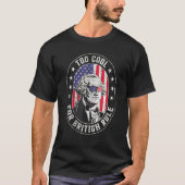 Te cool voor de Britse heerschappij Benjamin Frank T-shirt (Voorkant)