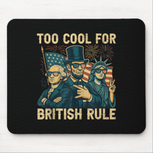 Te cool voor de Britse overheersing George-Washing Muismat