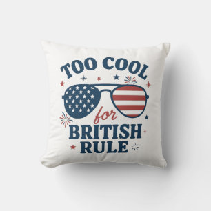Te cool voor de Britse overheersing Grappig 4 ju Kussen