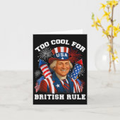 Te cool voor de Britse regering George Washington Kaart (Gele Bloem)