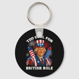 Te cool voor de Britse regering George Washington Sleutelhanger
