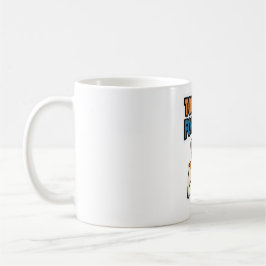 Te Cool Voor Fetch Franse Bulldog Sticker Koffiemok