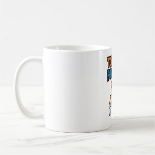 Te Cool Voor Fetch Franse Bulldog Sticker Koffiemok