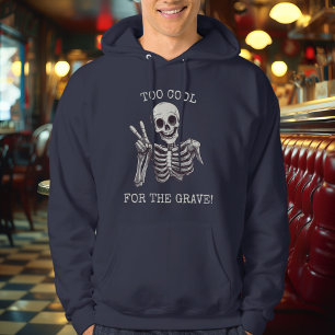 Te cool voor het graf! - gekoelde skelet hoodie