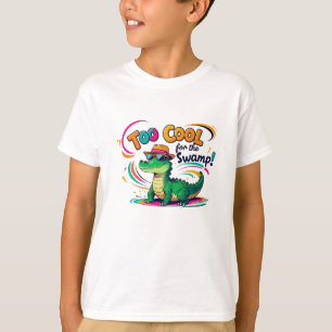 Te cool voor het moeras t-shirt