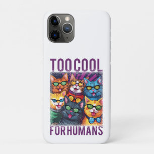 Te cool voor mensen grappig citaat Case-Mate iPhone case