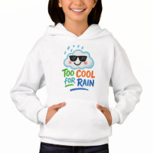Te Cool voor Regen Knuffelwolk Kids Pullover Hoodi