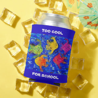 Te cool voor School Can Koozie