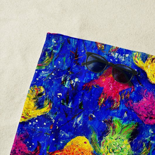 Te Cool voor School Fish Beach Handdoek (In situ)