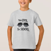 TE COOL VOOR SCHOOL T-SHIRT (Voorkant)