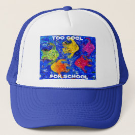 TE COOL VOOR SCHOOL TRUCKER HOED TRUCKER PET