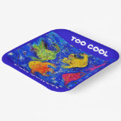 TE COOL VOOR SCHOOL VIERKANT PAPIER BORD (Gebogen)