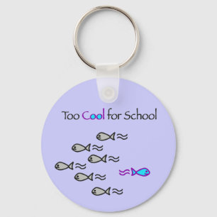 Te Cool voor School - Vis Sleutelhanger