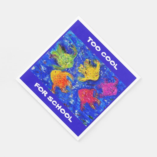 TE COOL VOOR SCHOOLSERVETTEN SERVET (Hoek)