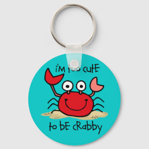 Te Cute Crab Sleutelhanger