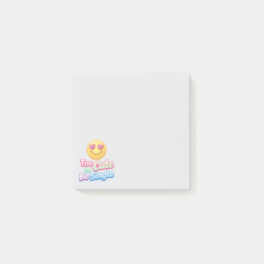 Te Cute Emoji Post-it® Notes (Voorkant)