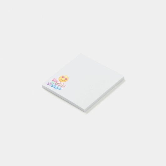 Te Cute Emoji Post-it® Notes (Schuin)