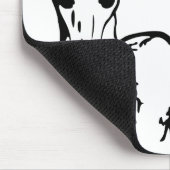 Te Cute Italiaanse Greyhounds Muismat (Hoek)