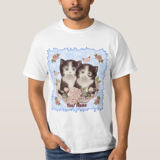 Te cute Kittens kat T-shirt (Voorkant)