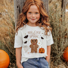 Te Cute om Kinderen te Laten Schrikken Halloween T T-shirt