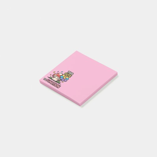 Te Cute Om Te Functioneren Paddenstoel Post-it Not Post-it® Notes (Schuin)
