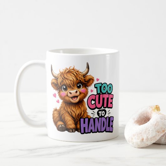Te cute om te hanteren koffiemok (Met donut)