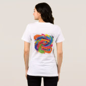 Te Cute om te Hanteren Tri-Blend Shirt (Achterkant volledig)