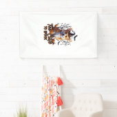 Te Cute Om Te Laten Schrikken Grappige Halloween H Spandoek (Insitu)