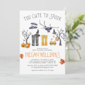 Te Cute om te Spoken | Halloween Baby Shower (Staand voorkant)