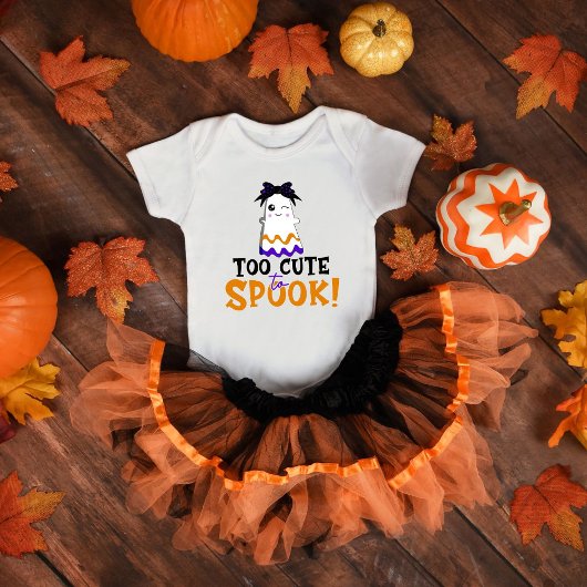 Te Cute om te Spoken! Halloween Romper