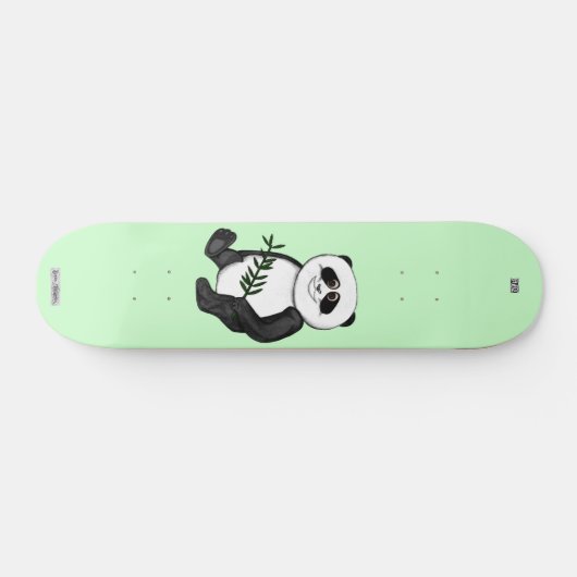 Te Cute Panda Beer Skateboard (Horizontaal)