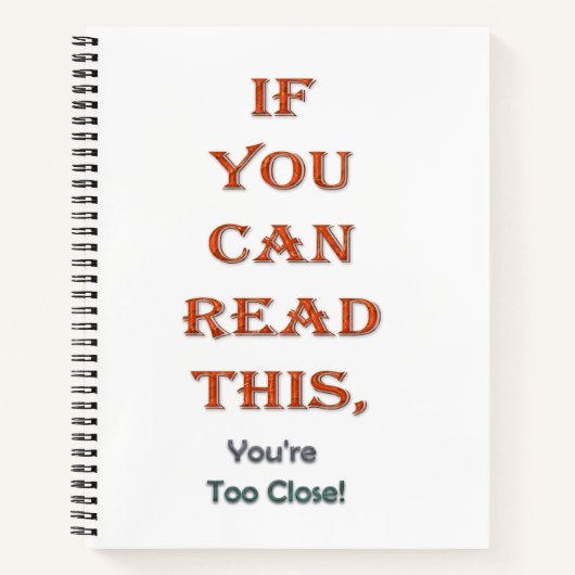 Te dicht notitieboek (Voorkant)