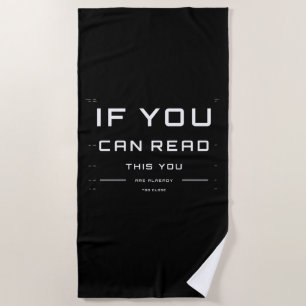 Te dicht Oogexamen op handdoek