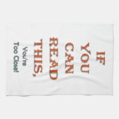 Te dicht theedoek (Horizontaal)