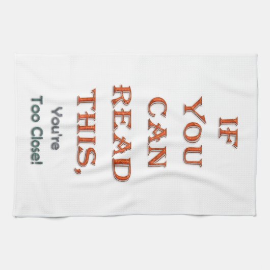 Te dicht theedoek (Horizontaal)