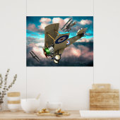 Te dicht voor comfort poster (Keuken)