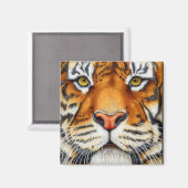 Te dichtbij - Siberische tijgermagneet Magneet (Voorkant / Achterkant)