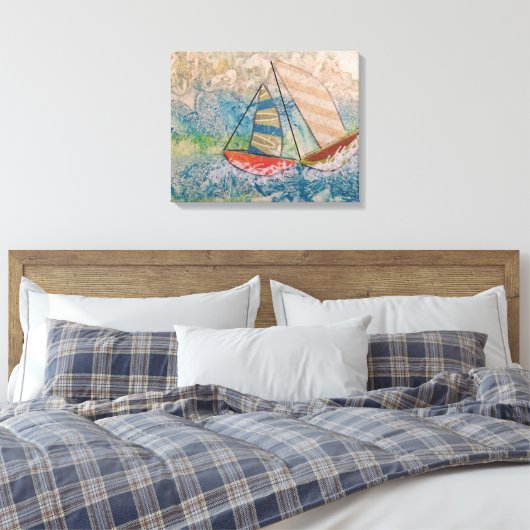 Te dichtbij voor comfort uitgerekt canvas (Insitu (Slaapkamer))