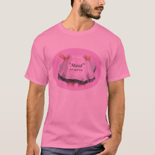 Te dienen meisje t-shirt