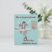 Te Dierbaar van Boeken Briefkaart (Staand voorkant)