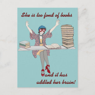 Te Dierbaar van Boeken Briefkaart