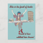 Te Dierbaar van Boeken Briefkaart (Voorkant)