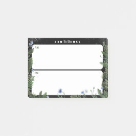 Te-Do AM/PM Post-it Notitie - Donker Fantasievol O Post-it® Notes