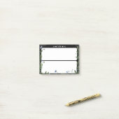 Te-Do AM/PM Post-it Notitie - Donker Fantasievol O Post-it® Notes (Op bureau)