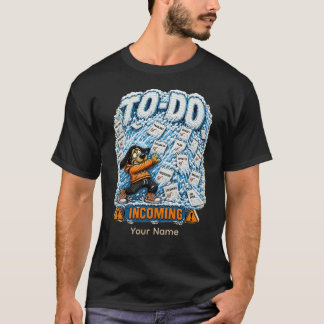 Te-Doe Inkomende Gepersonaliseerde Grappige Kantoo T-shirt
